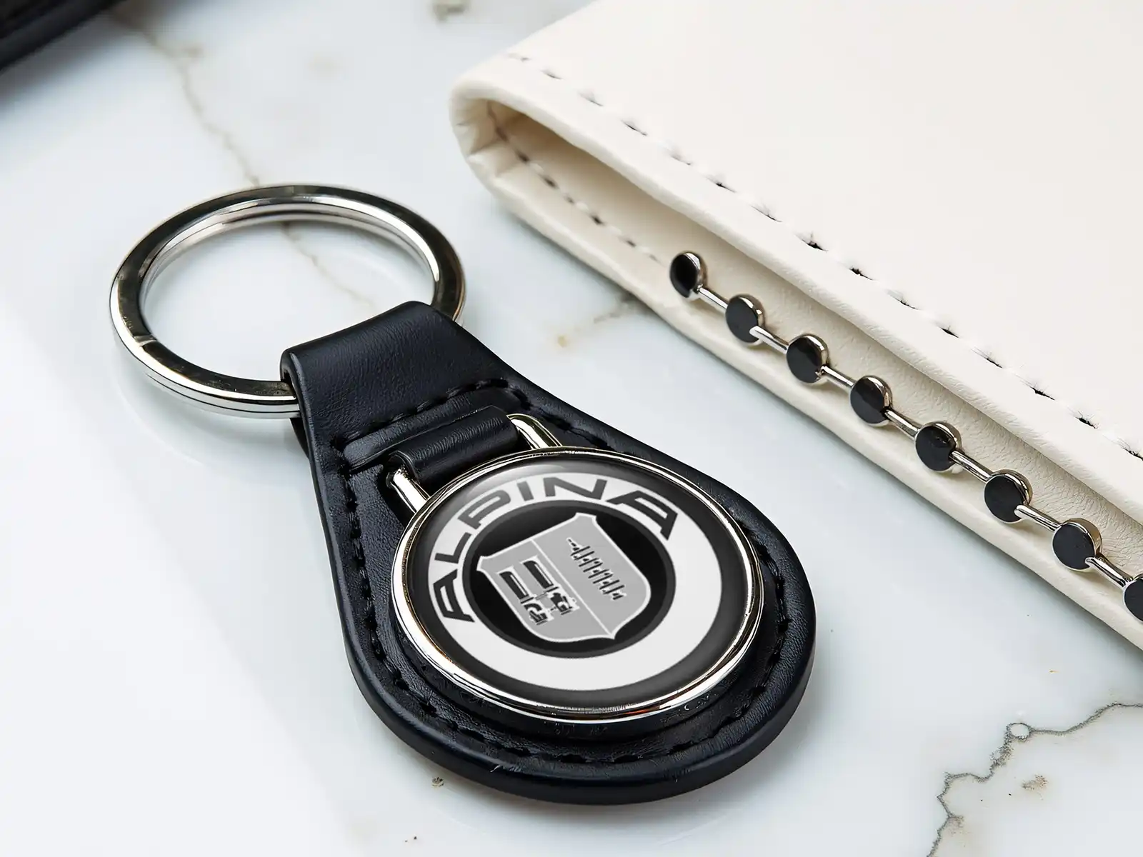 Alpina Porta Chiavi In Pelle Moderno Snello Forza Tuning